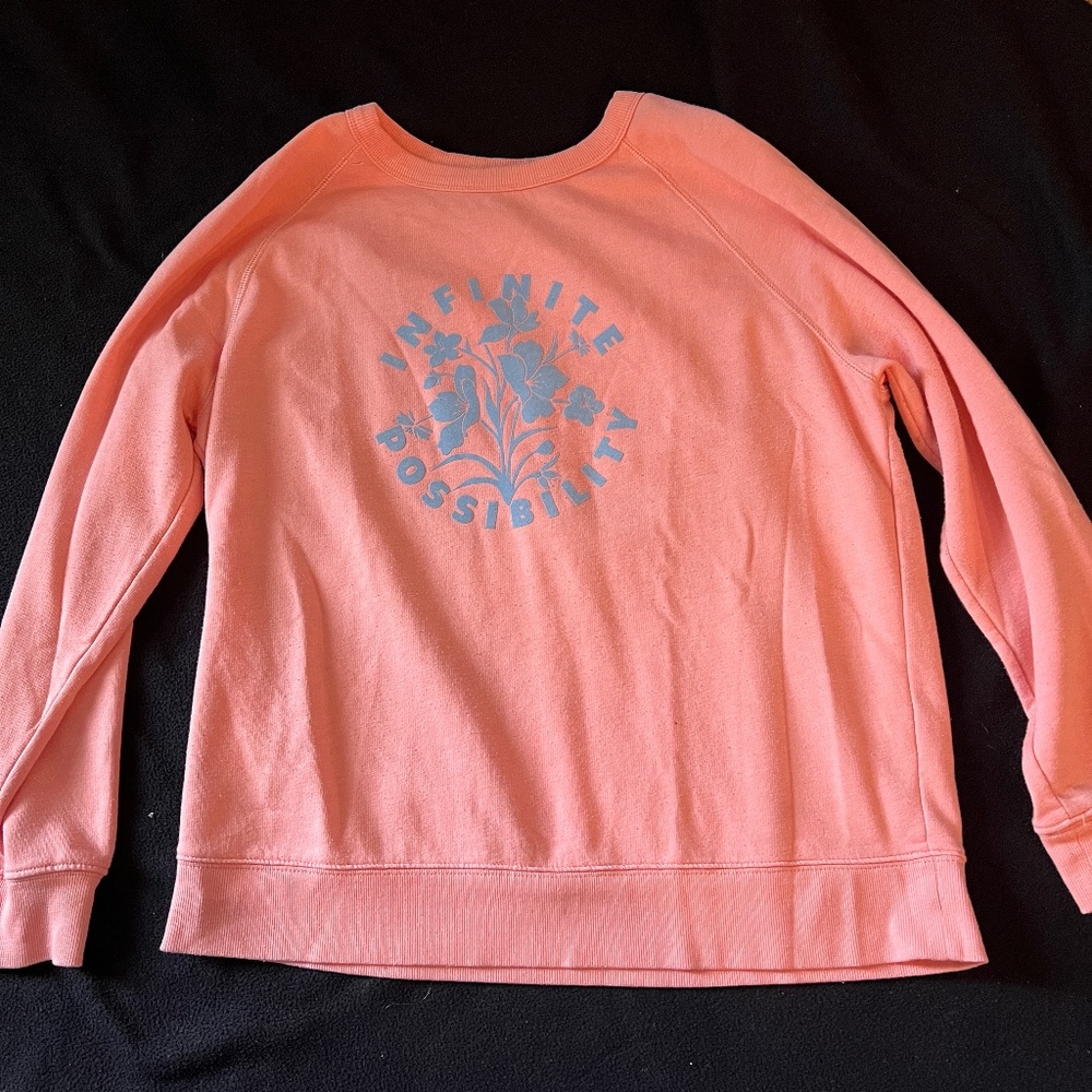 Pink sweatshirt